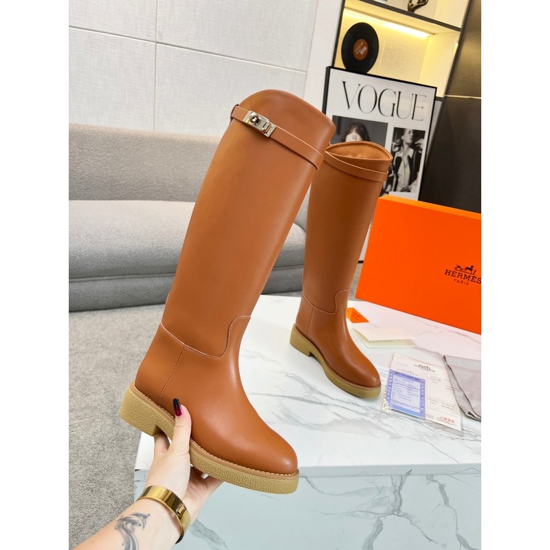 Hermès Tall Leather Boot 206