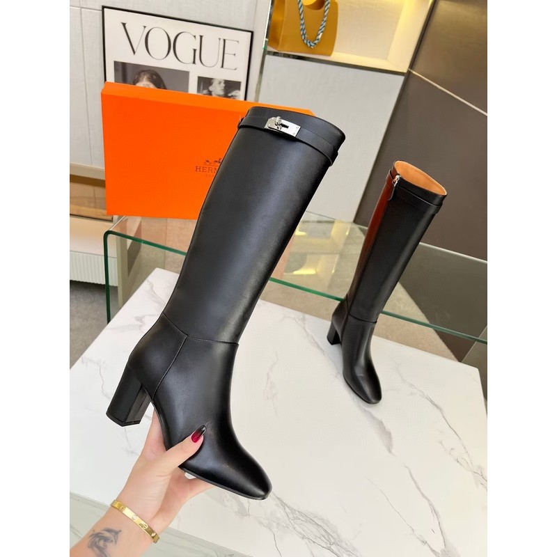 Hermès Tall Leather Boot 207