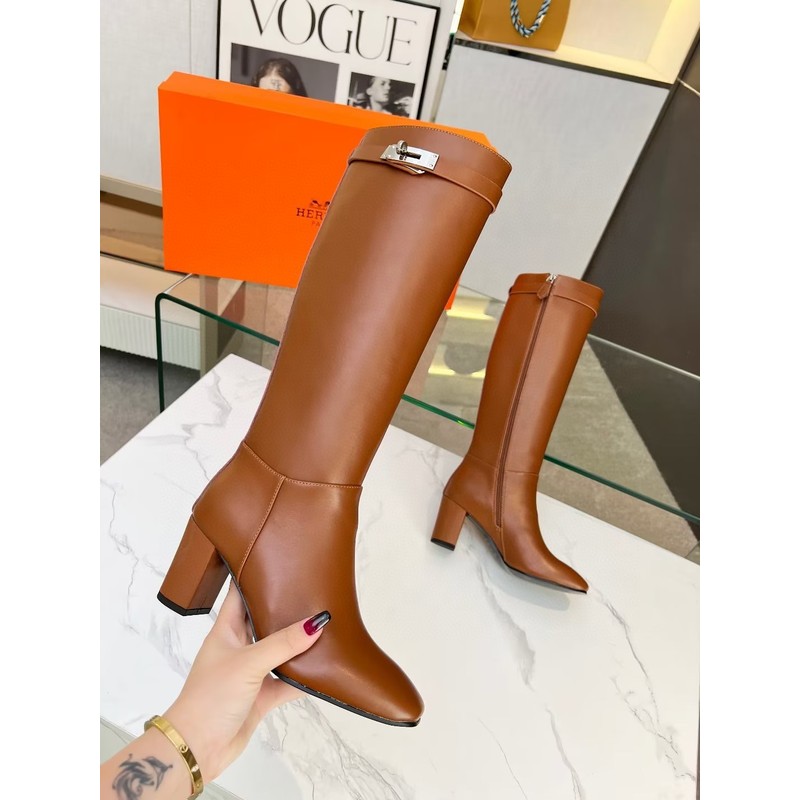 Hermès Tall Leather Boot 208