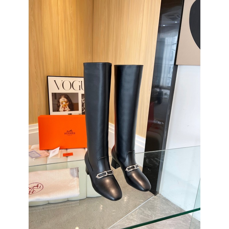 Hermès Tall Leather Boot 209