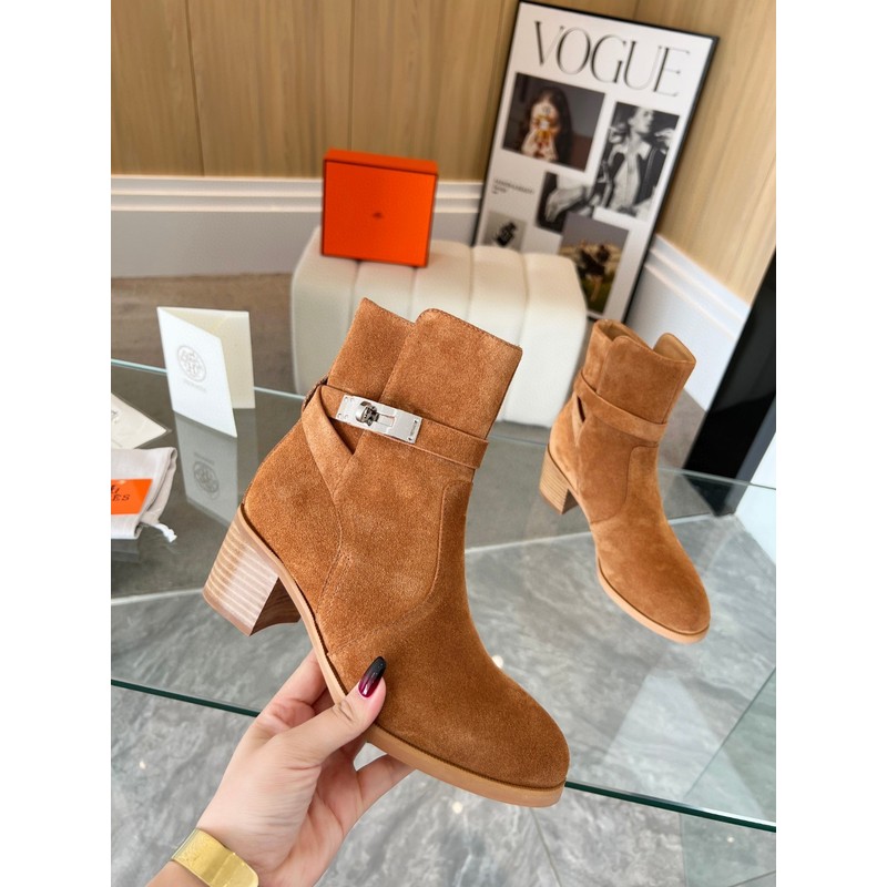 Hermès H Buckle Ankle Boot 214