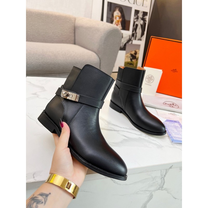 Hermès H Buckle Ankle Boot 215