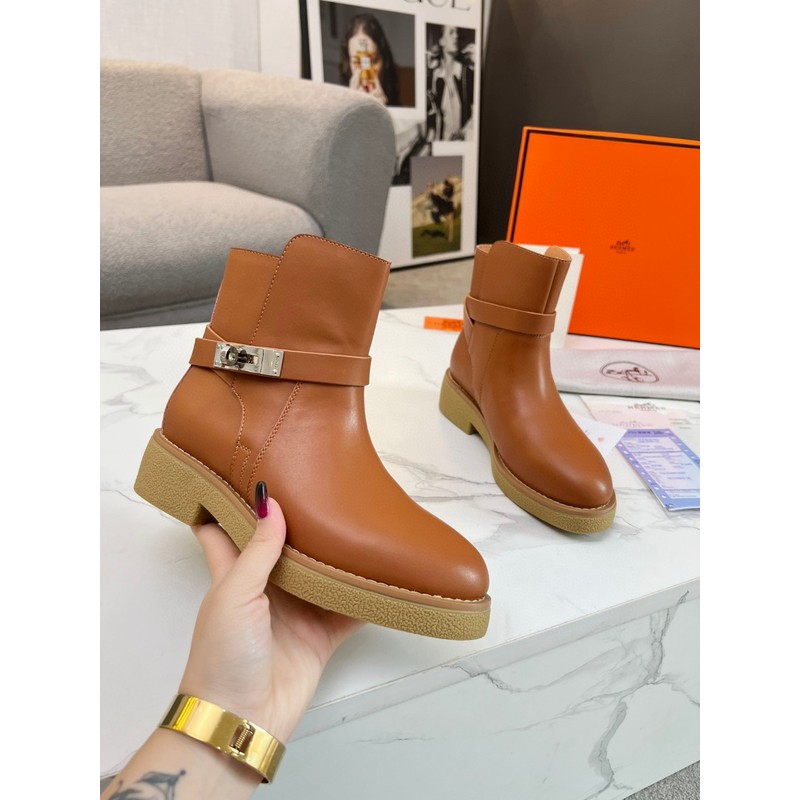 Hermès H Buckle Ankle Boot 218