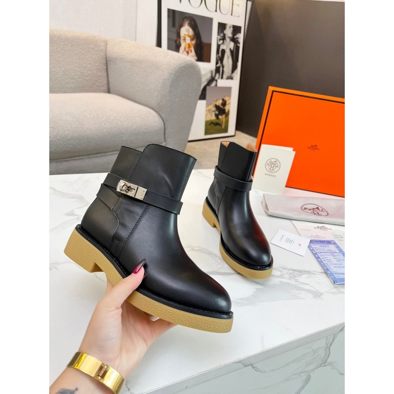 Hermès H Buckle Ankle Boot 219