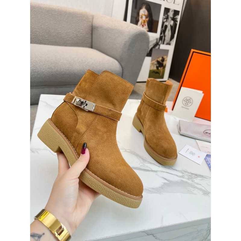 Hermès H Buckle Ankle Boot 220