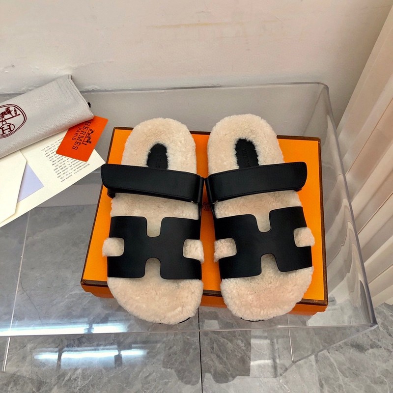 Hermès Oran Shearling Sandal 243