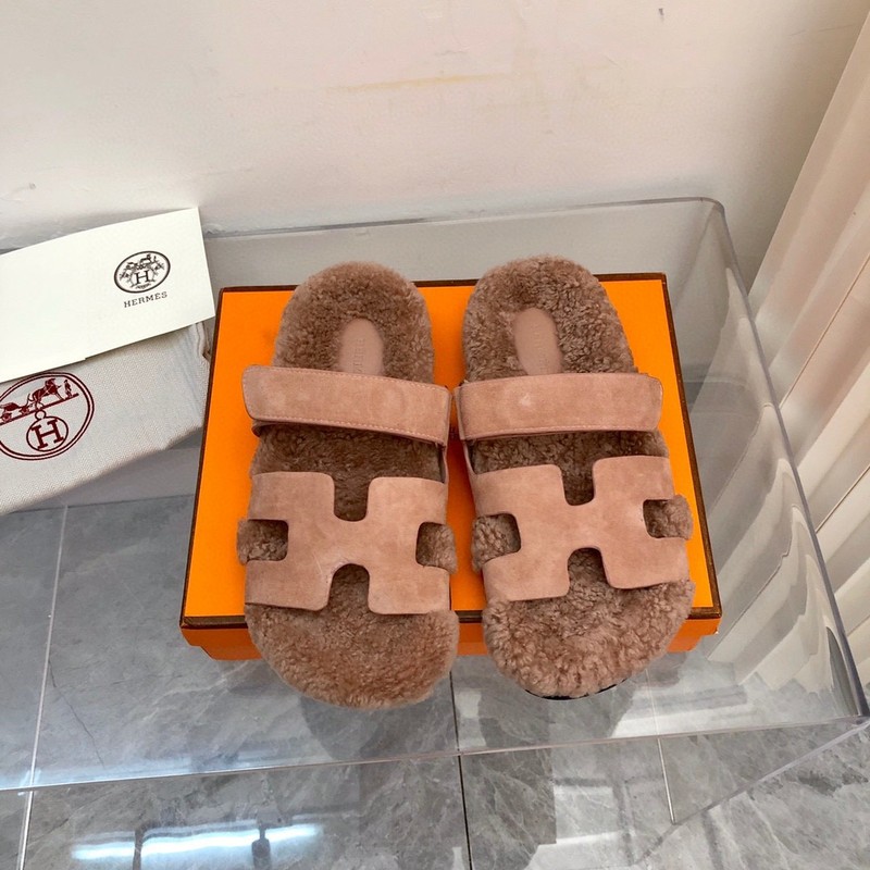 Hermès Oran Shearling Sandal 244