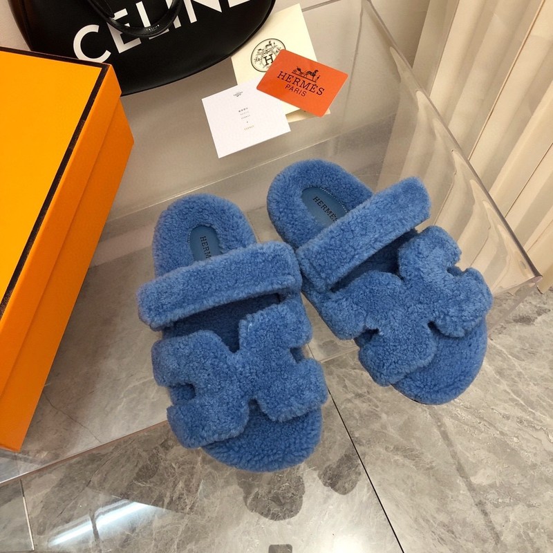 Hermès Oran Shearling Sandal 246
