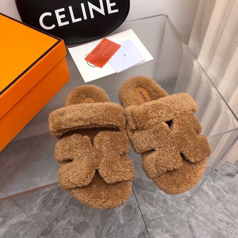 Hermès Oran Shearling Sandal 248