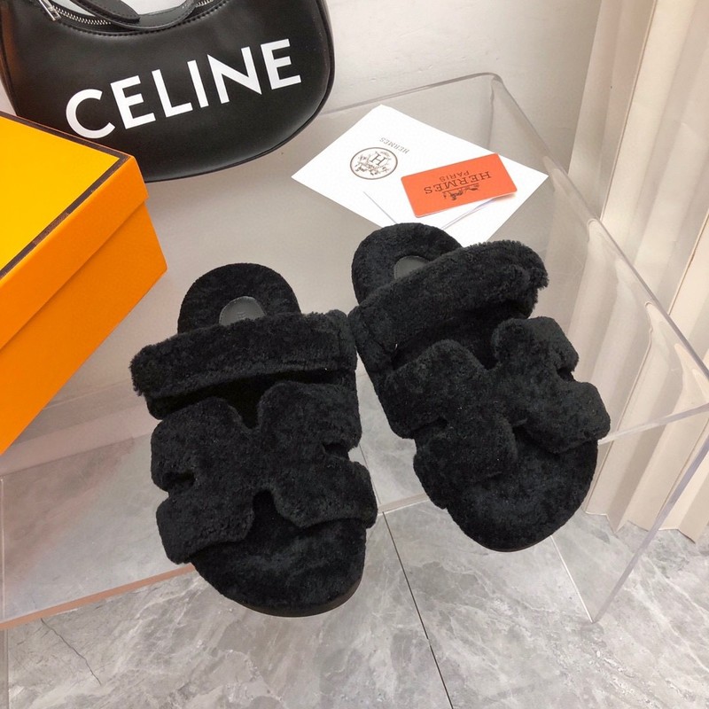 Hermès Oran Shearling Sandal 249