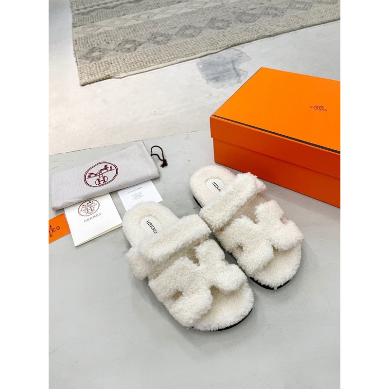 Hermès Oran Shearling Sandal 250