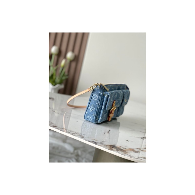 Louis Vuitton Denim Clutch