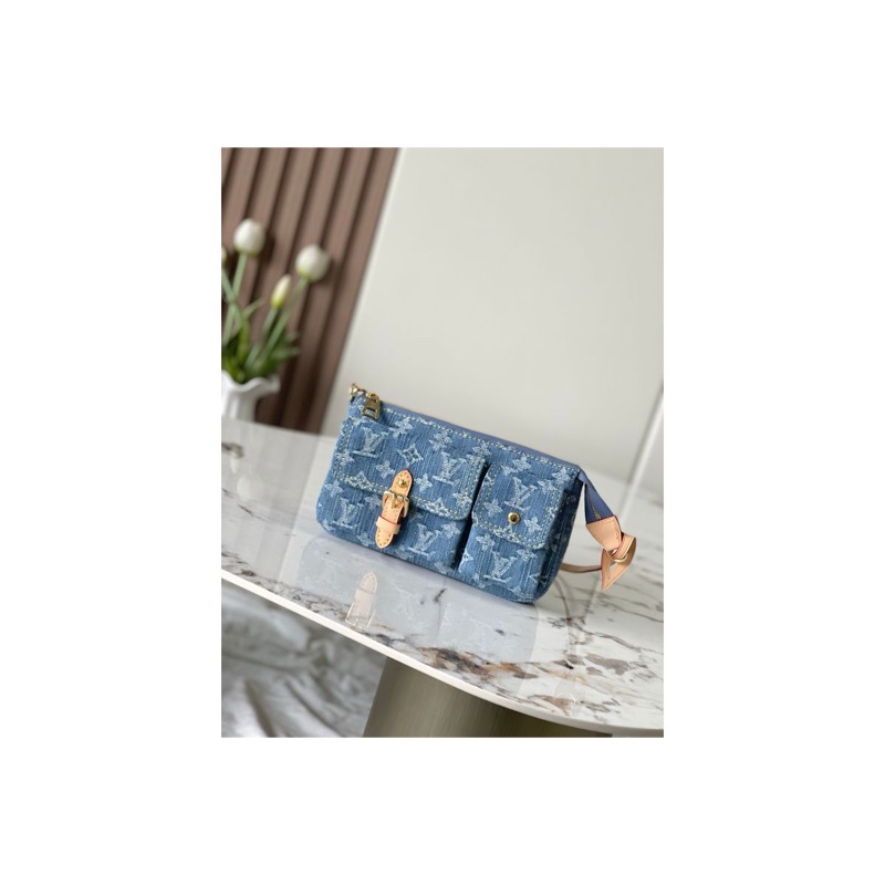 Louis Vuitton Denim Clutch