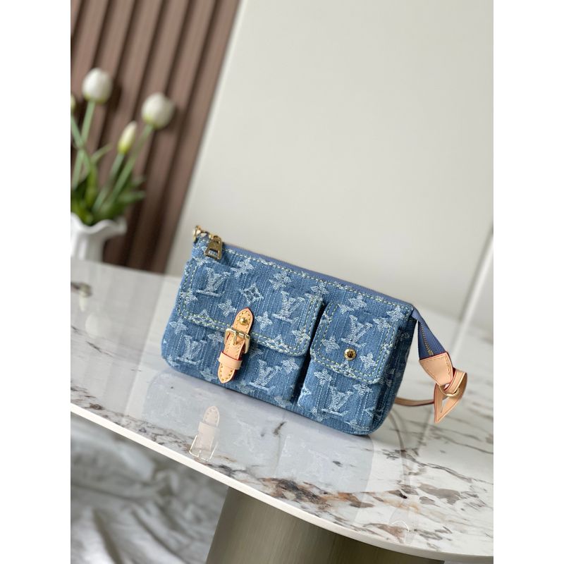 Louis Vuitton Denim Clutch