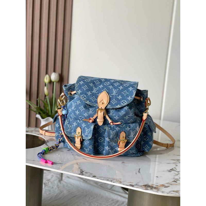 Louis Vuitton Denim Backpack