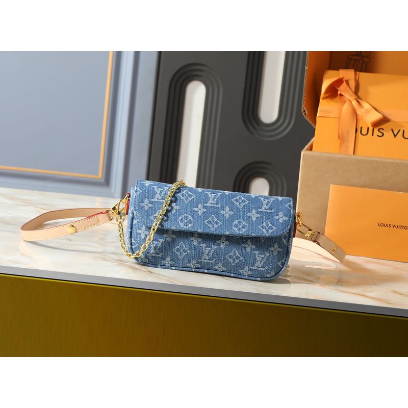 Louis Vuitton Denim Shoulder Bag