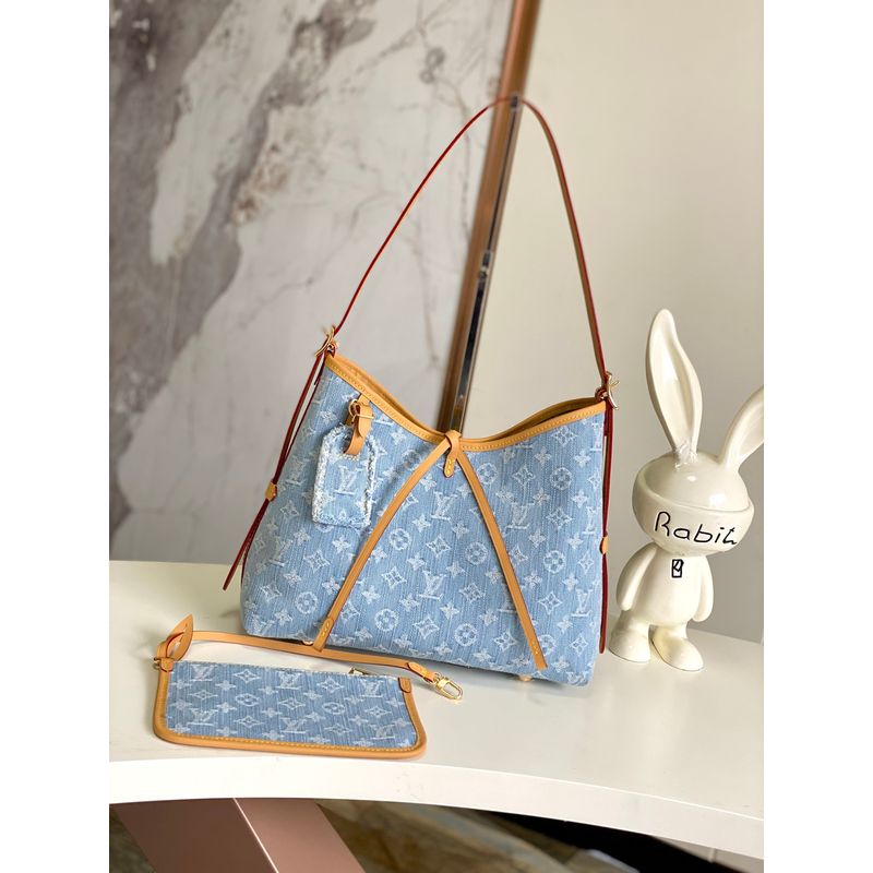 Louis Vuitton Neverfull Denim Bag