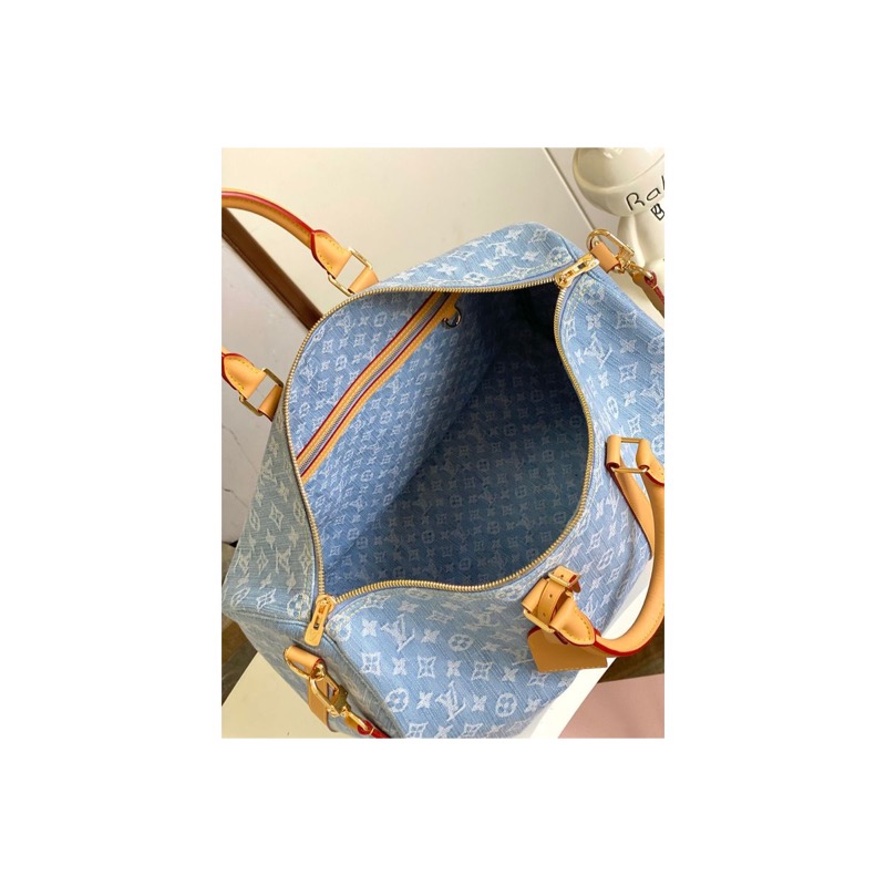 Louis Vuitton Keepall Denim Bag