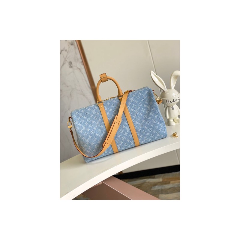 Louis Vuitton Keepall Denim Bag