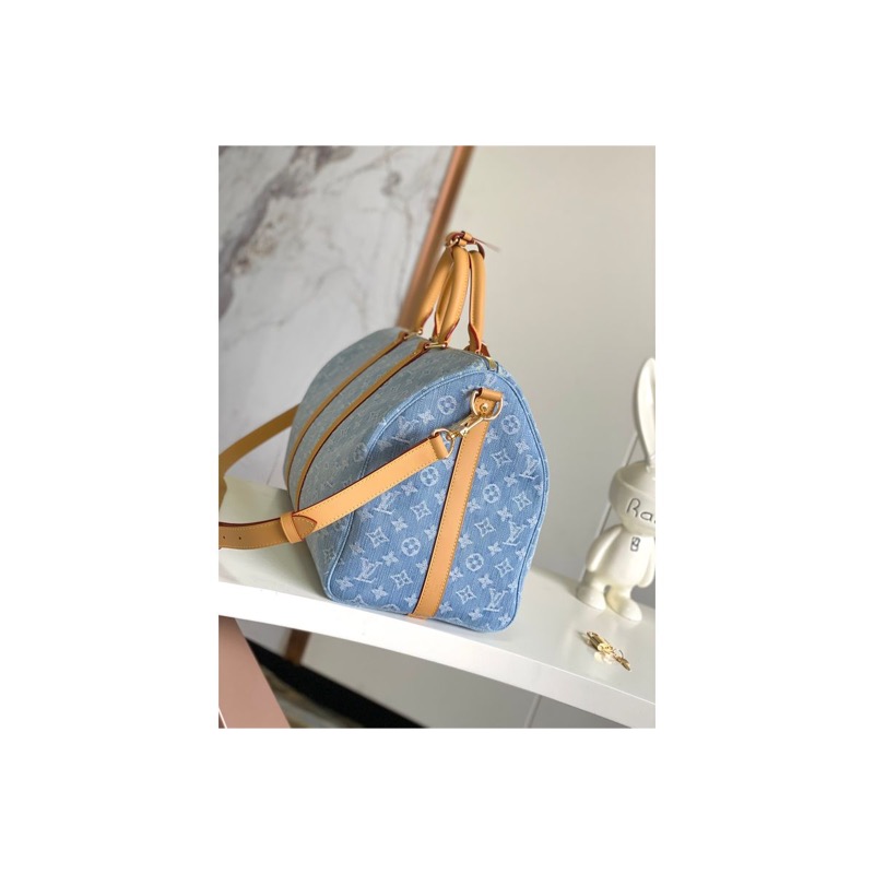 Louis Vuitton Keepall Denim Bag