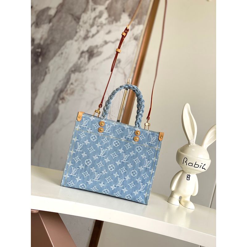 Louis Vuitton On The Go Denim Bag