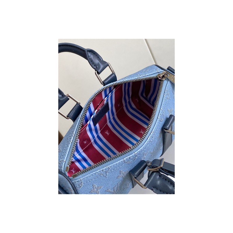 Louis Vuitton Keepall Denim Bag