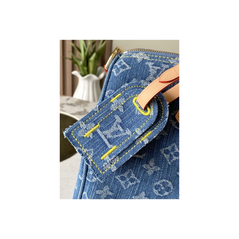 Louis Vuitton Speedy Denim Bag
