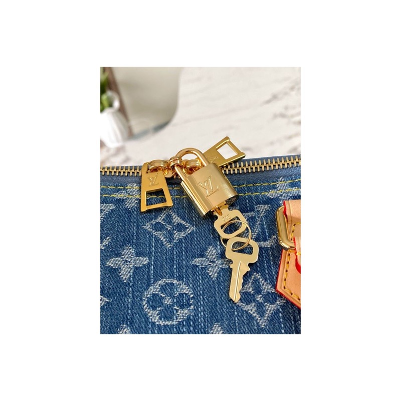 Louis Vuitton Speedy Denim Bag