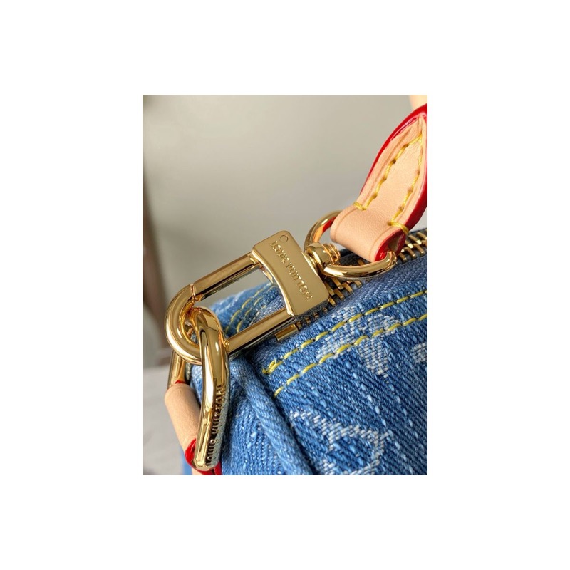Louis Vuitton Speedy Denim Bag