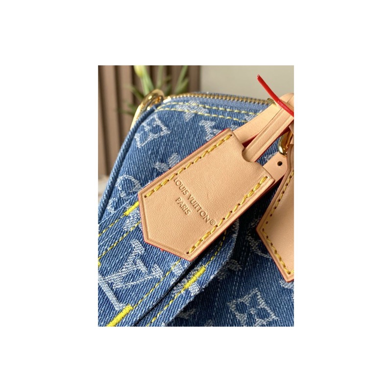 Louis Vuitton Speedy Denim Bag