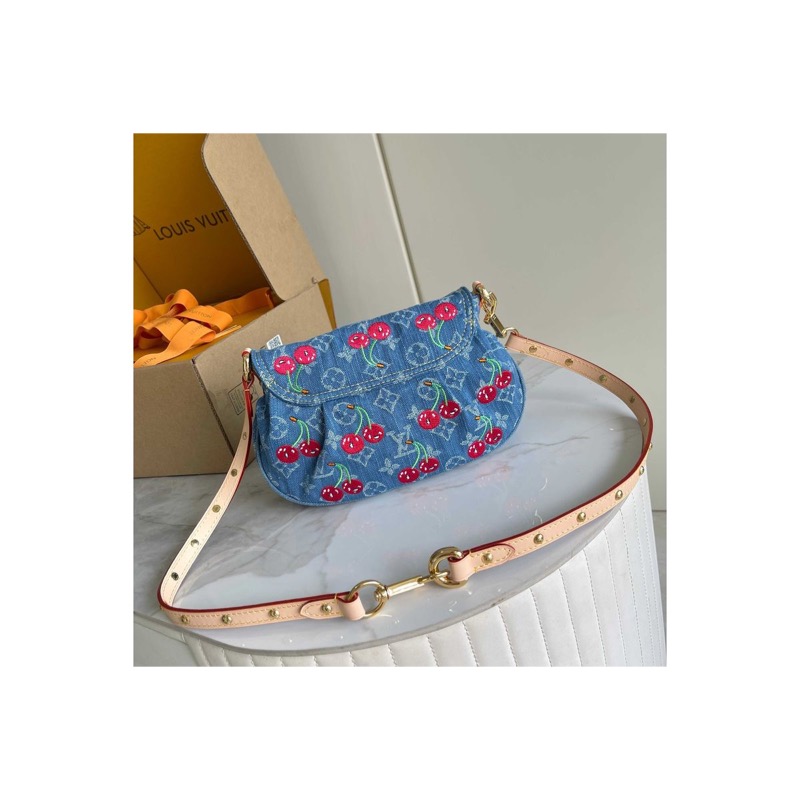 Louis Vuitton Denim Crossbody Bag
