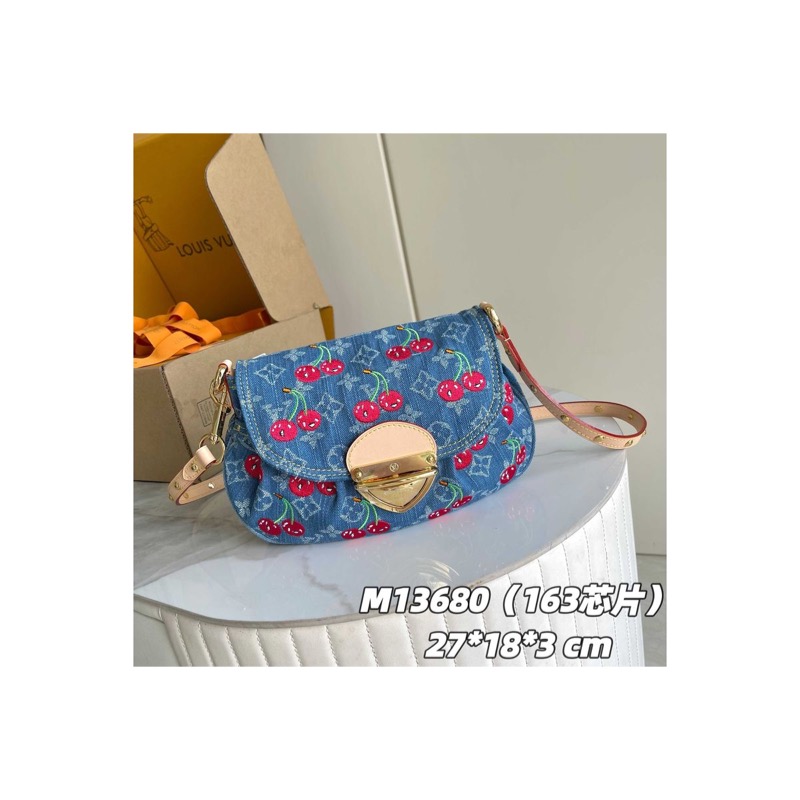 Louis Vuitton Denim Crossbody Bag