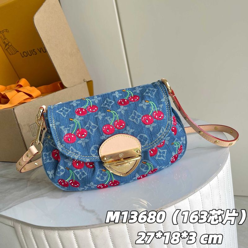 Louis Vuitton Denim Crossbody Bag