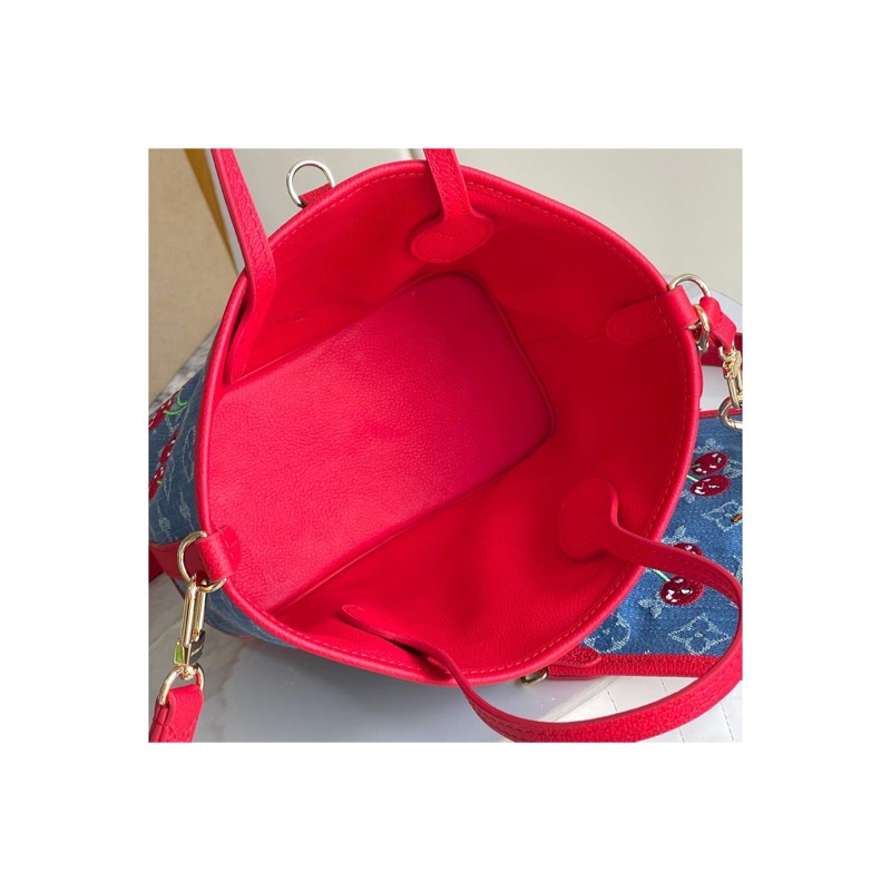Louis Vuitton Neverfull Denim Bag