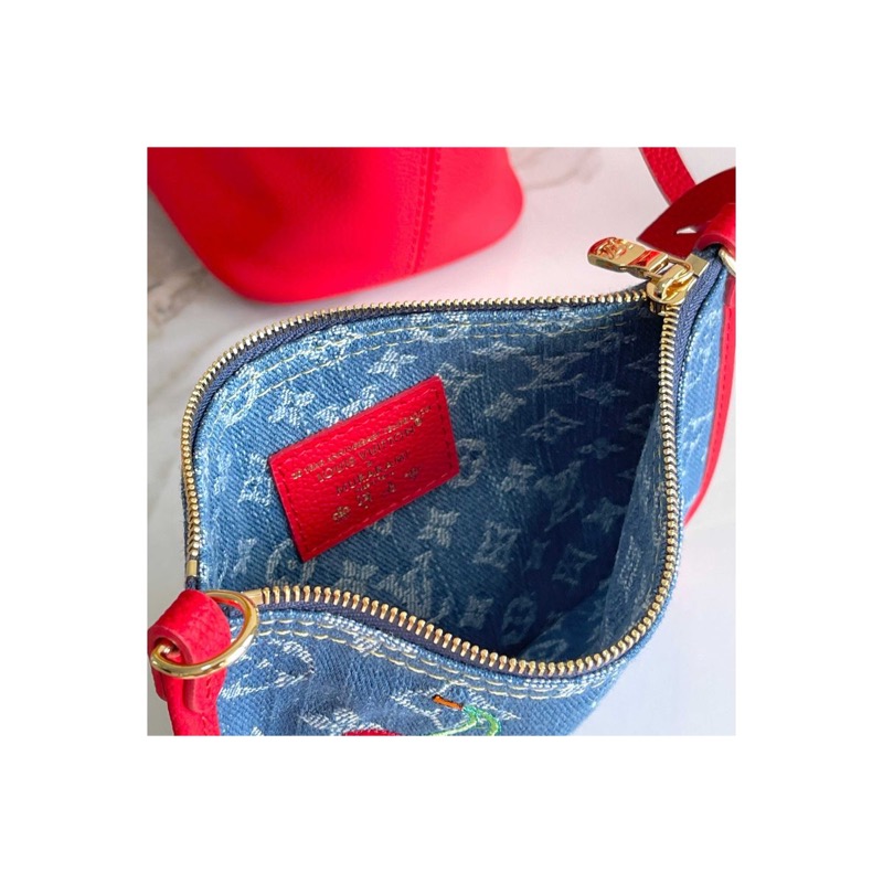 Louis Vuitton Neverfull Denim Bag