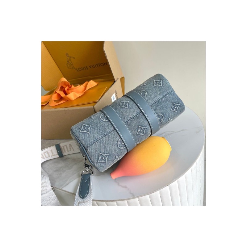 Louis Vuitton Keepall Denim Bag