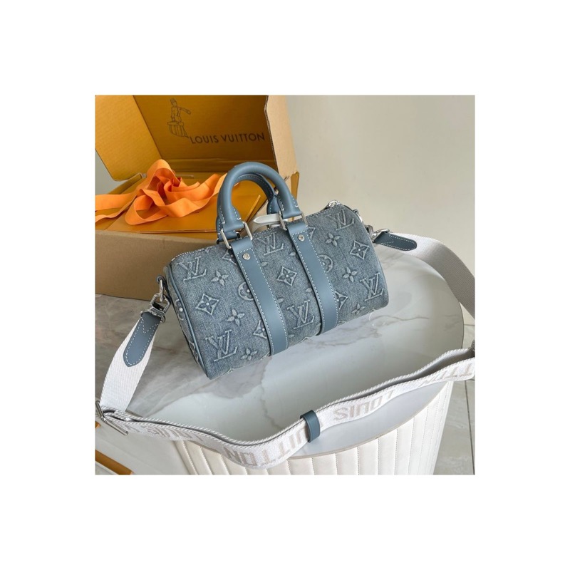 Louis Vuitton Keepall Denim Bag