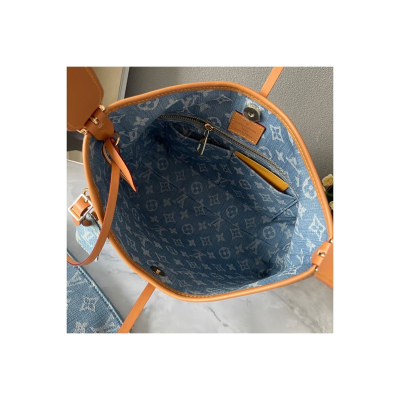 Louis Vuitton Neverfull Denim Bag
