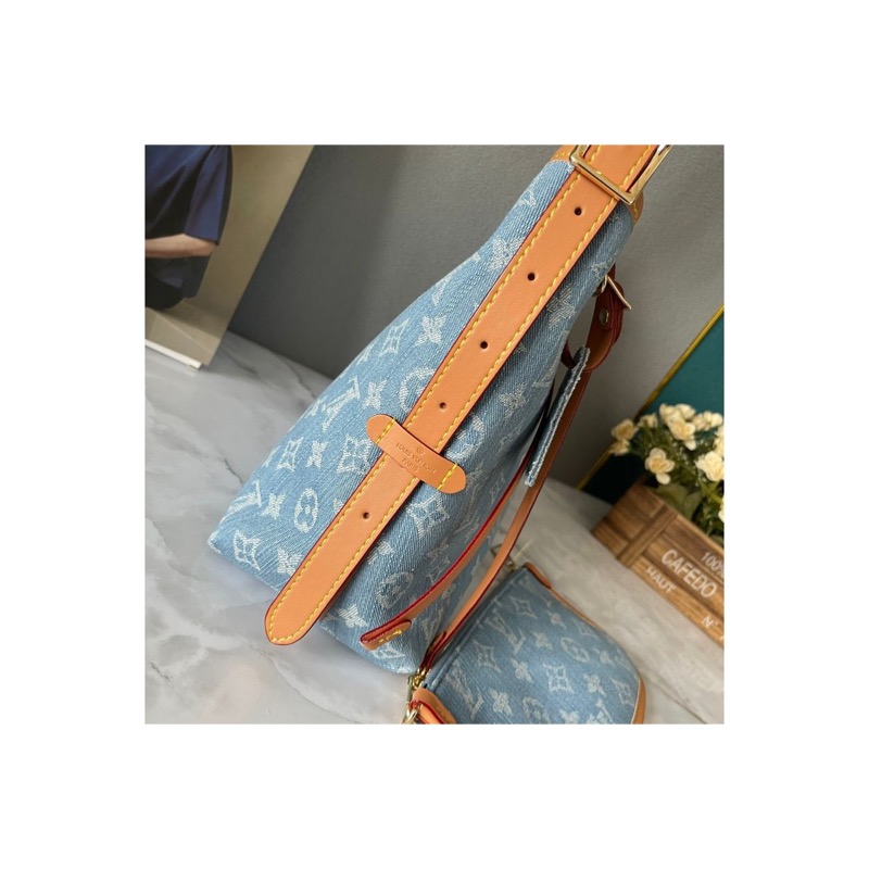 Louis Vuitton Neverfull Denim Bag