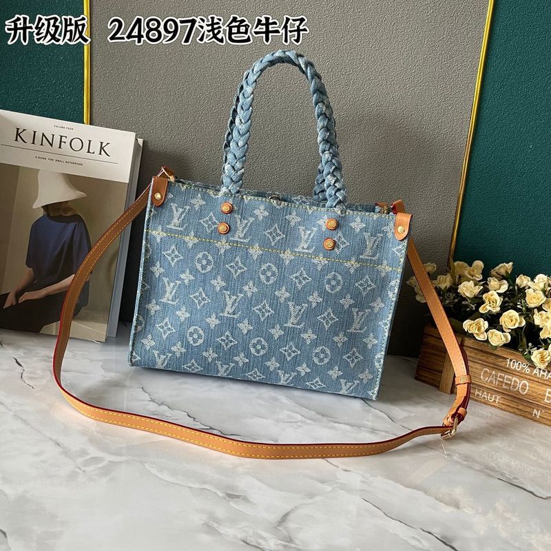 Louis Vuitton Neverfull Denim Bag
