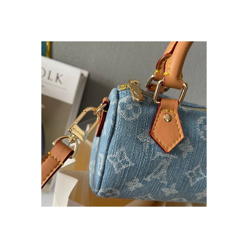 Louis Vuitton Speedy Denim Bag