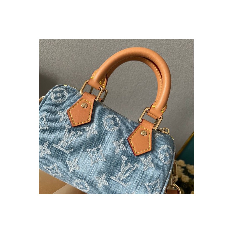 Louis Vuitton Speedy Denim Bag
