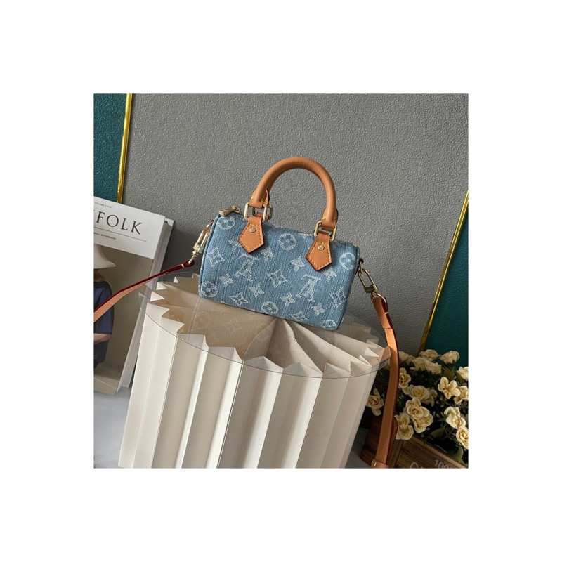 Louis Vuitton Speedy Denim Bag