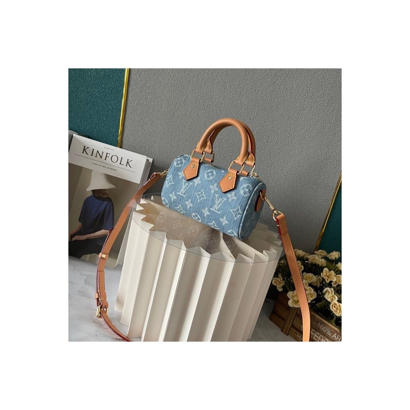 Louis Vuitton Speedy Denim Bag