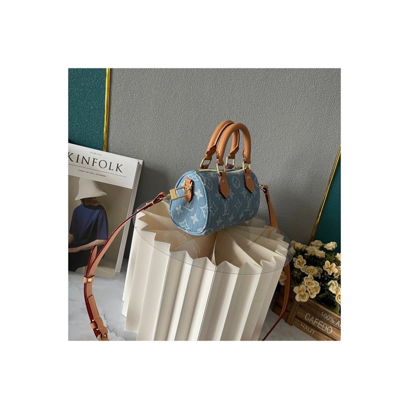 Louis Vuitton Speedy Denim Bag