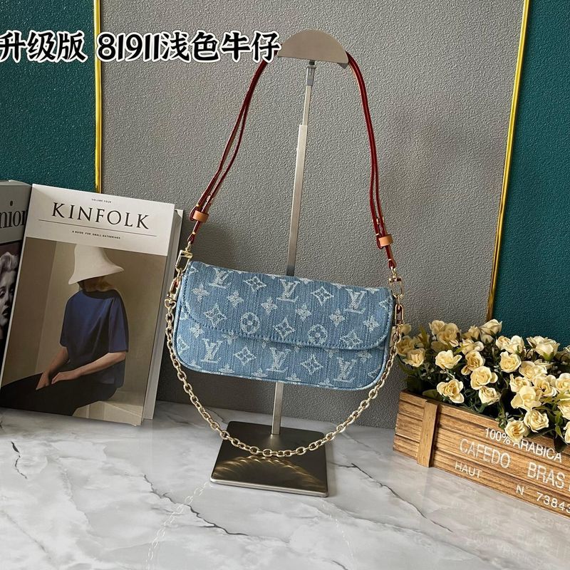 Louis Vuitton Denim Shoulder Bag