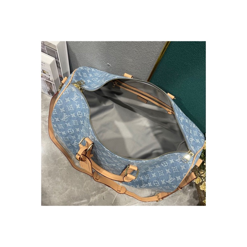 Louis Vuitton Keepall Denim Bag