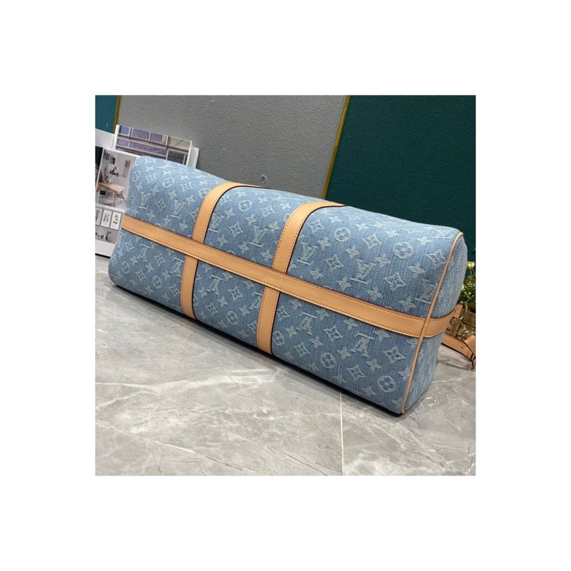 Louis Vuitton Keepall Denim Bag