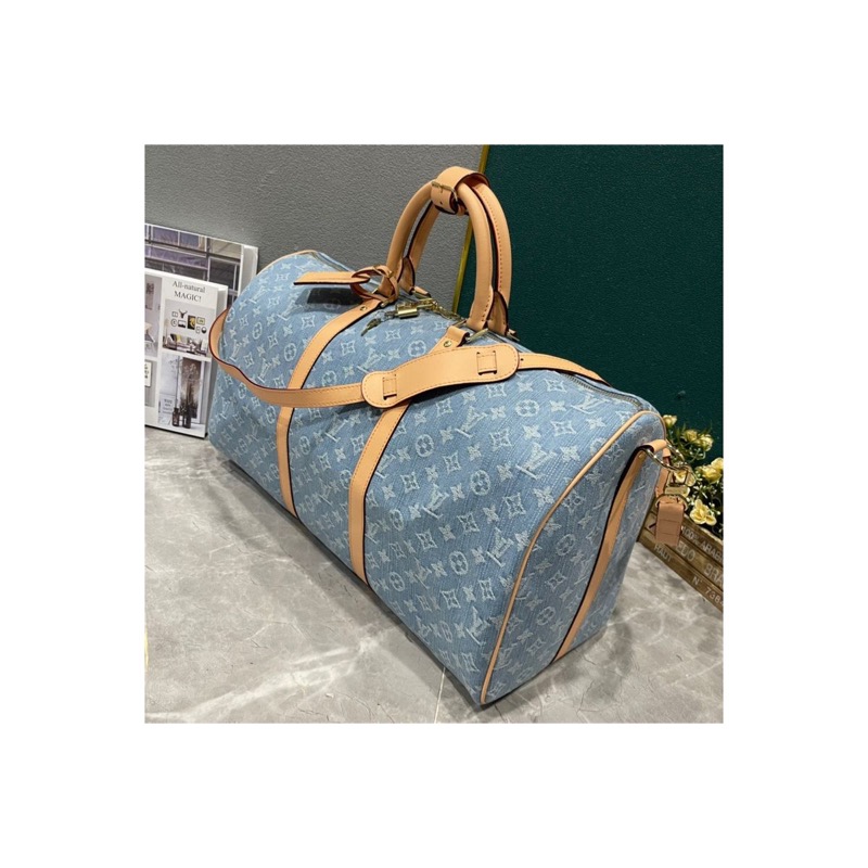 Louis Vuitton Keepall Denim Bag
