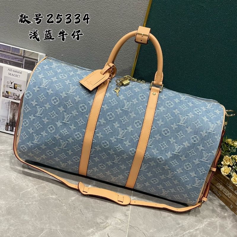 Louis Vuitton Keepall Denim Bag